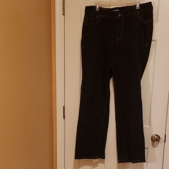 Lane Bryant Boot Cut Dark denim Jeans size 19 EUC - Picture 1 of 5